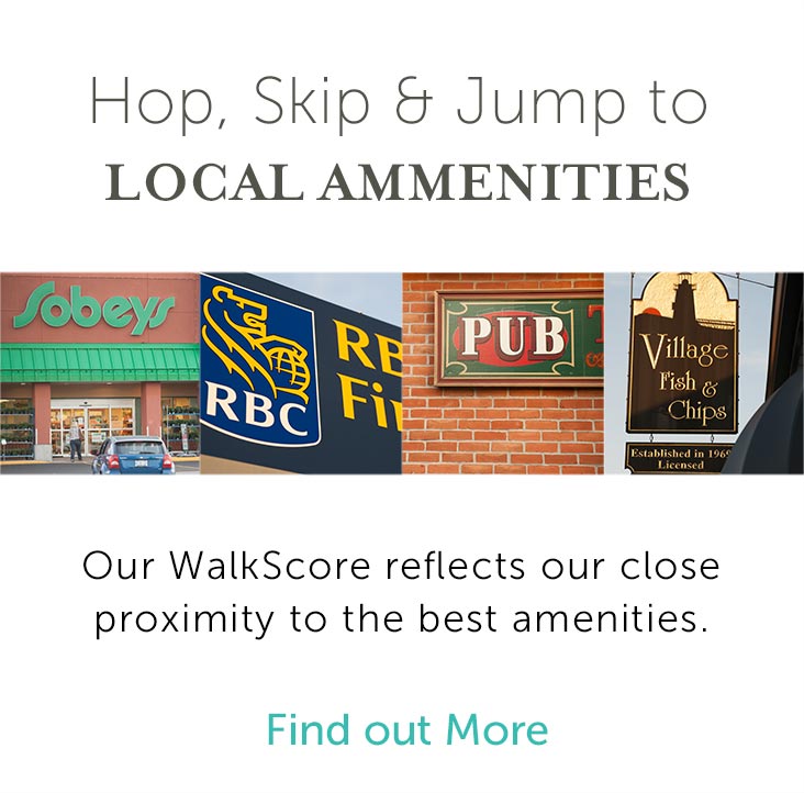 Hop, skip & jump to local ammenities